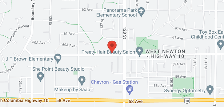 map of 12745 60 AVENUE